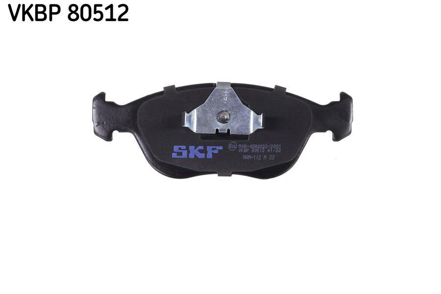 Jeu de 4 plaquettes de frein SKF ref. VKBP 80512